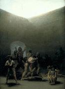 Francisco de Goya Courtyard with Lunatics or Yard with Madmen, by Francisco de Goya, oil on canvas